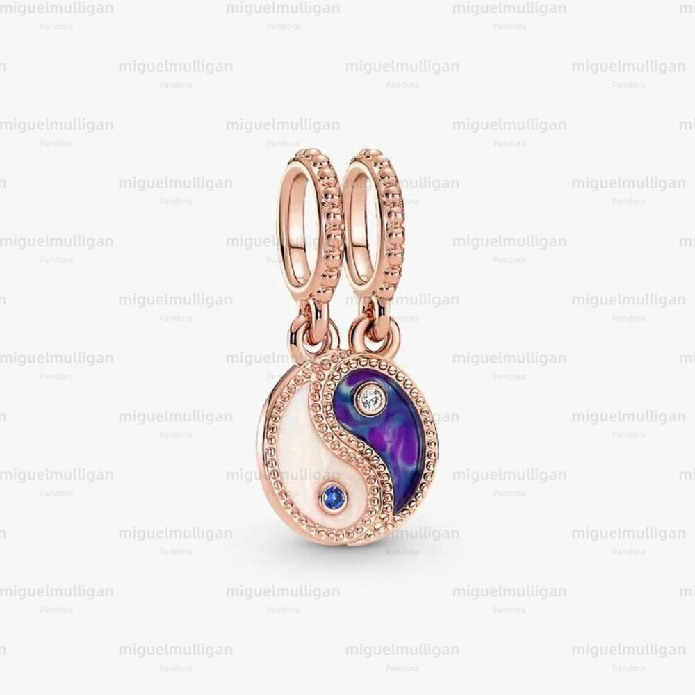 Pandora Splittable Yin & Yang Sparkling Dangle Charm